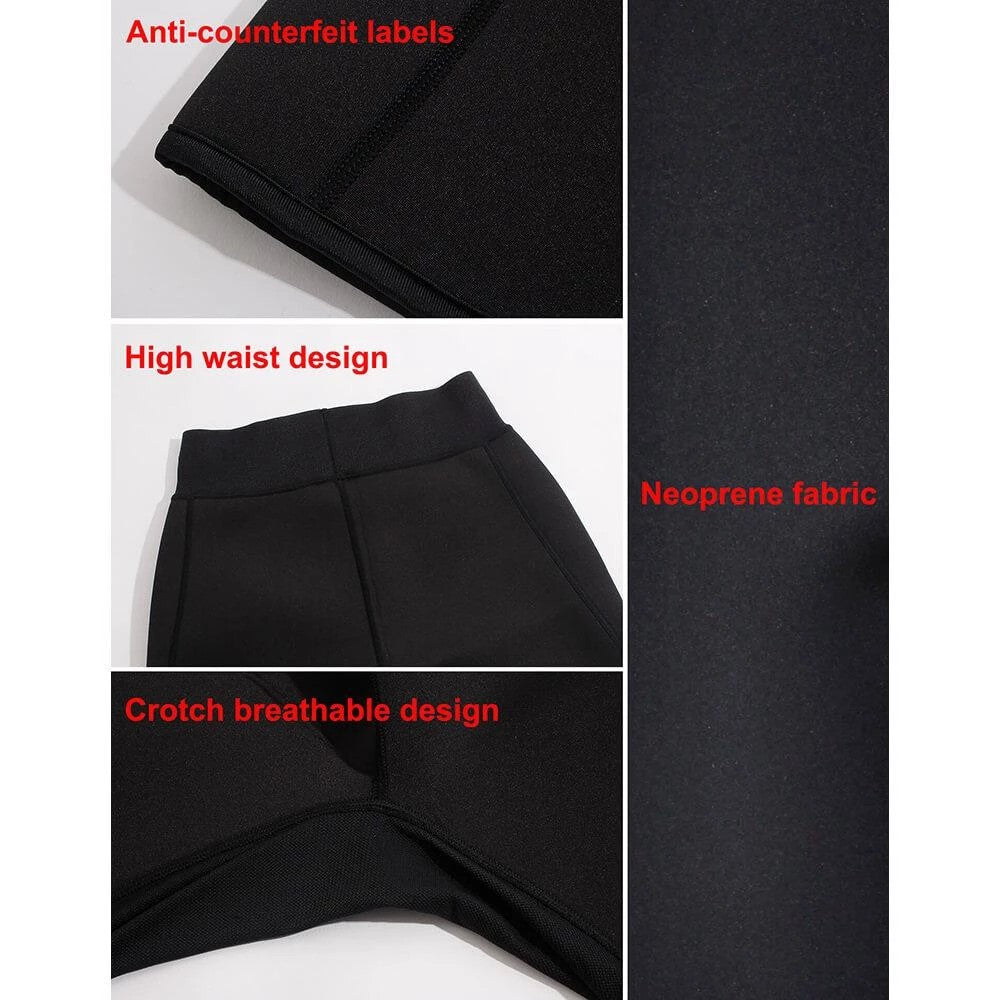 Fat Burning Zipper Sauna Vest + Fat Burning Yoga Shorts