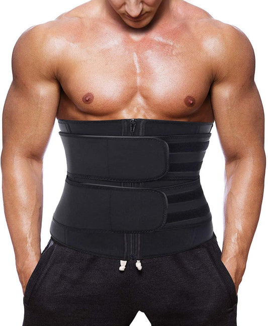 Men Double Straps Tummy Control Waist Trainer