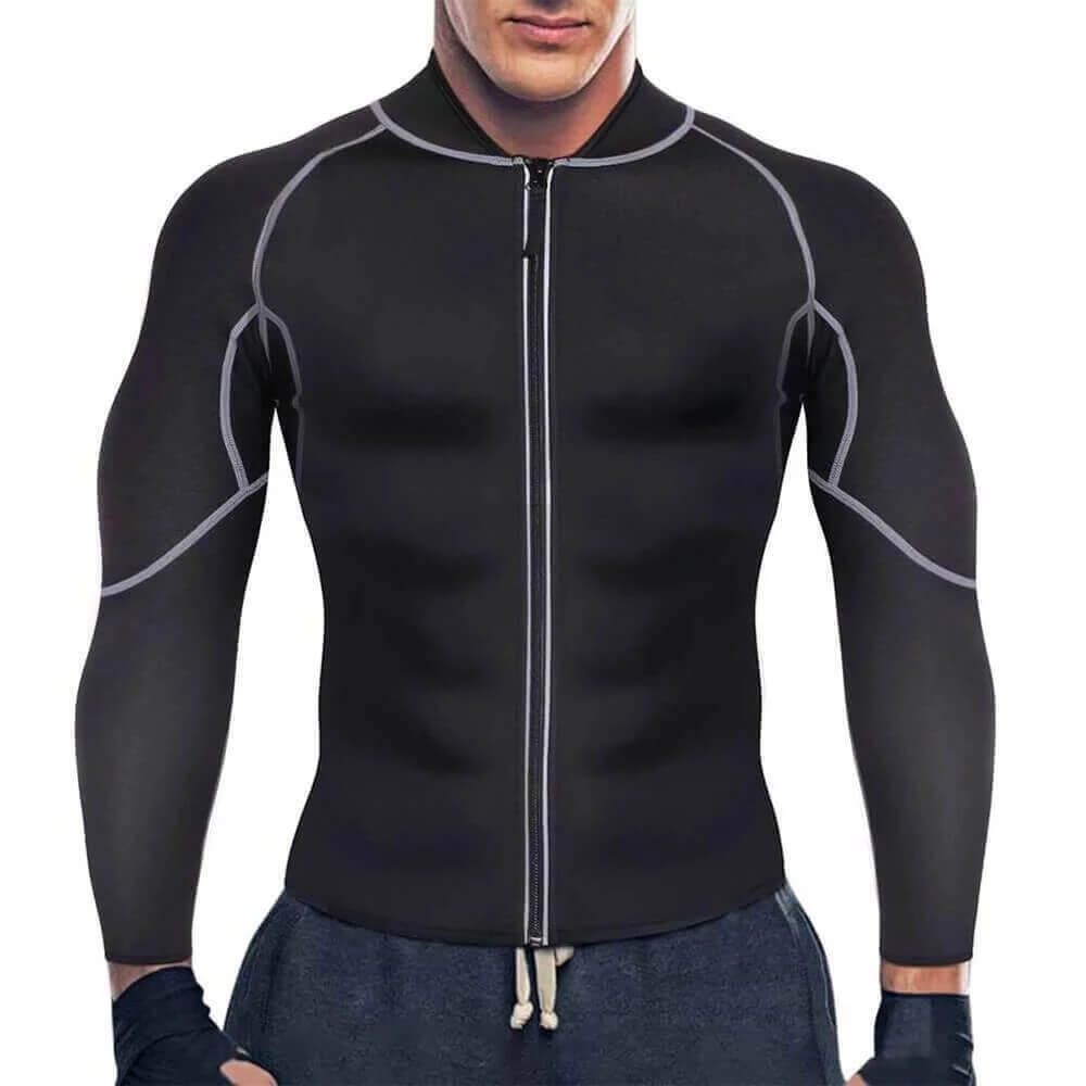 Sweat Hot Sauna Jacket + Yoga Shorts