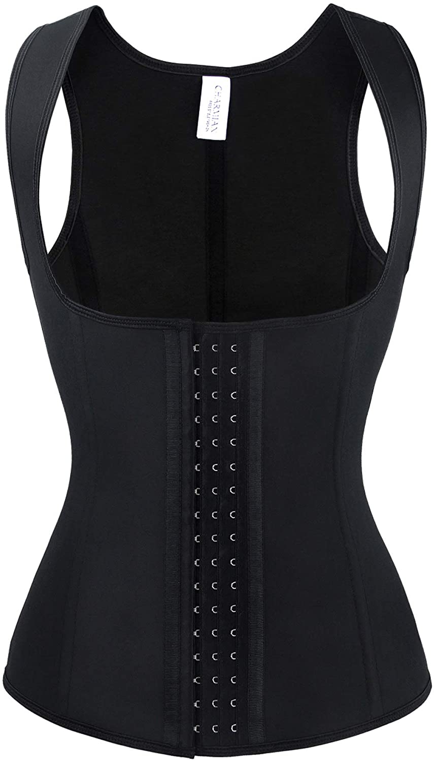 Women's Latex Underbust Waist Training Steel Boned Shapewear Corset