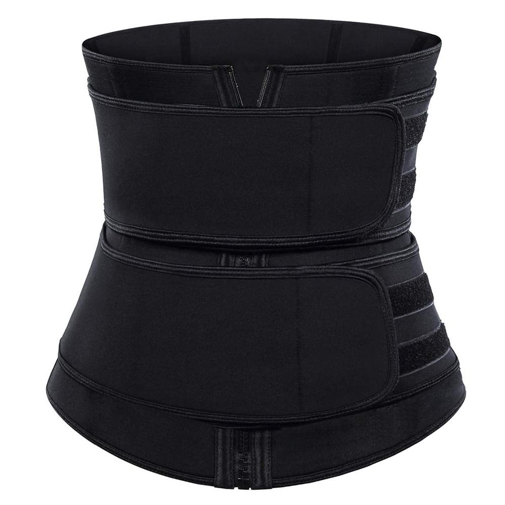 Neoprene Waist Trainer with 2 Brands Prevent Roll up & down