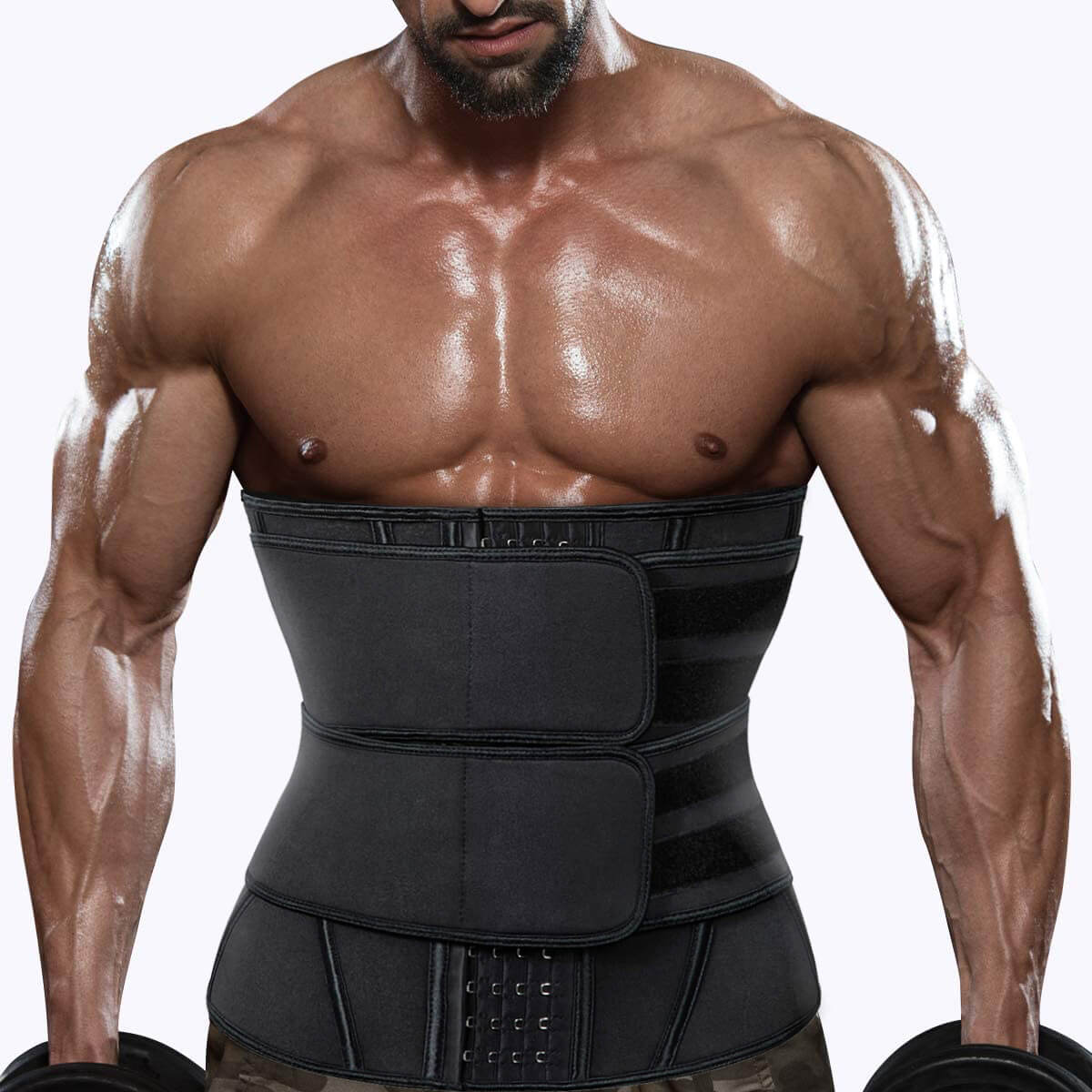 Men Neoprene Sauna Workout Waist Trainer