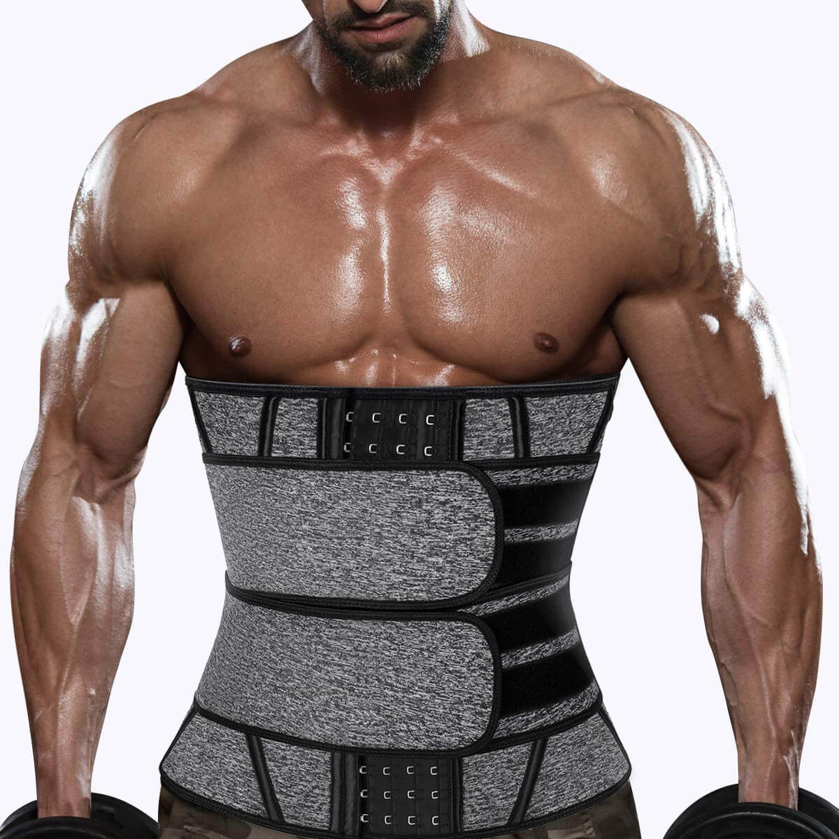 Men Neoprene Sauna Workout Waist Trainer