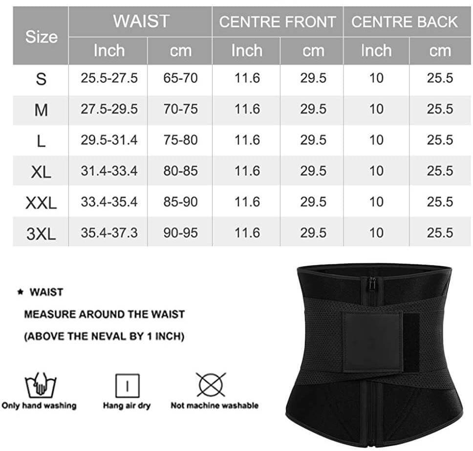 Men Waist Trainer Belt Tummy Control Waist Cincher Trimmer Sauna Sweat Workout Girdle Slim Belly Band