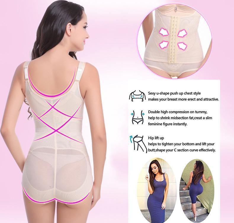 Women Waist Trainer Corset Full Body Shaper Cincher Tank Top with Adjustable Straps