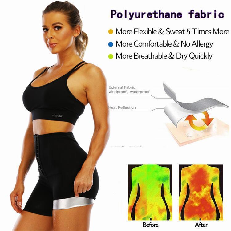 High Waist Heat Trap Sauna Sports Pants