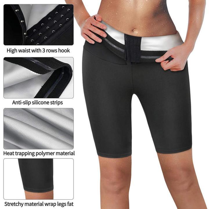 High Waist Heat Trap Sauna Sports Pants