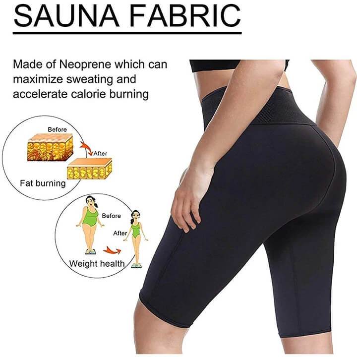 Women Weight Loss Pants Neoprene Exercise Leggings Sauna Suit