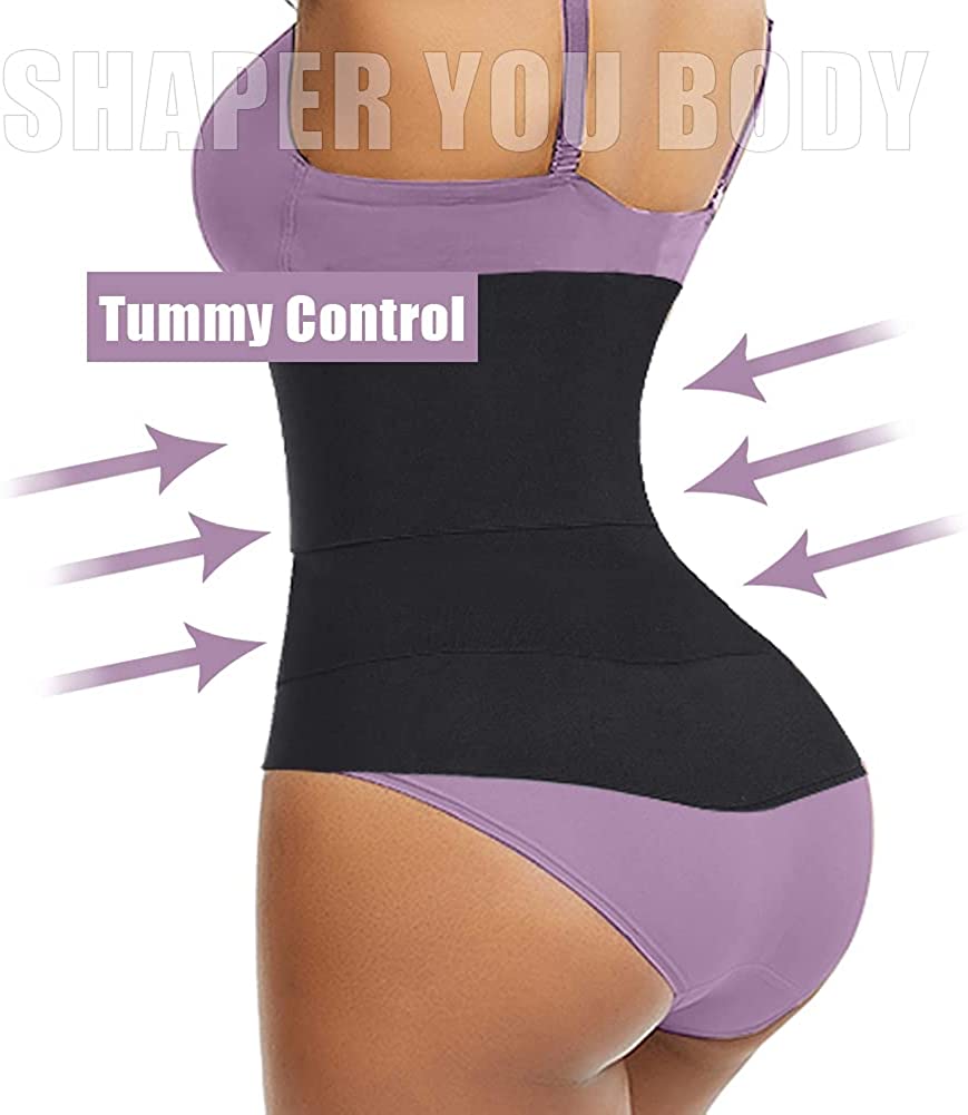 Waist Trainer for Women Tummy Wrap Waist Trimmer Belt Long Torso Slimming Body Shaper