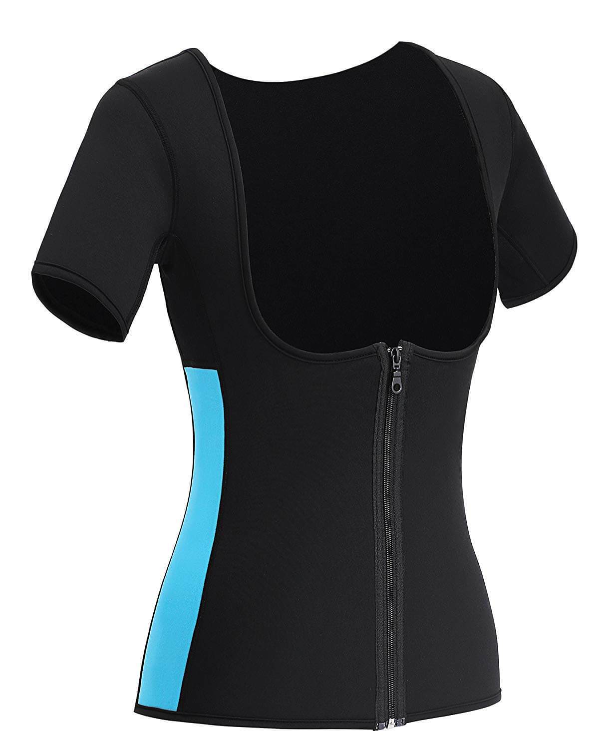 Women's Neoprene Sauna Vest with Sleeves