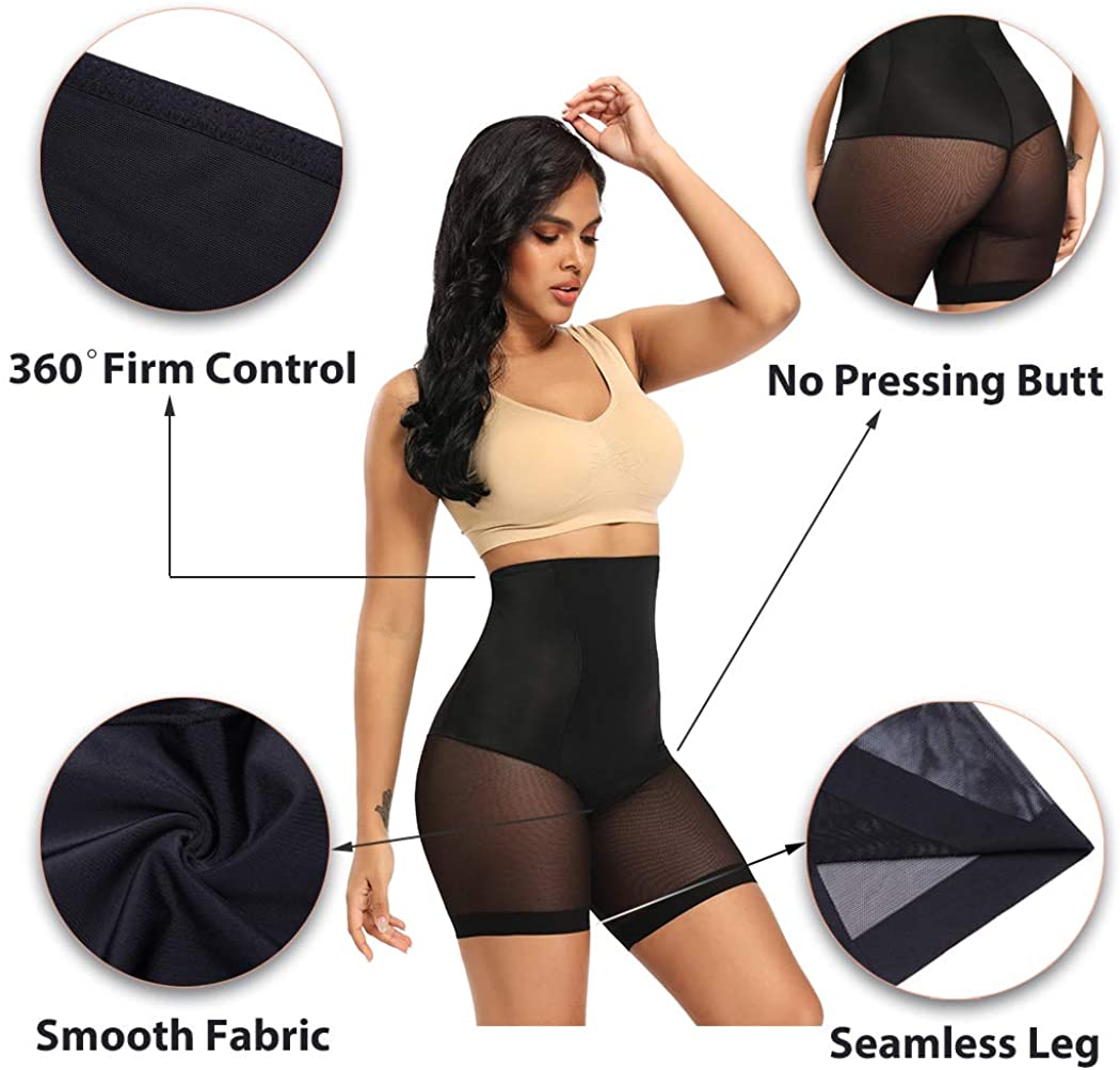 High Waist Tummy Control Body Shaper for Women Butt Lift Seamless Slimming Waist Shapewear