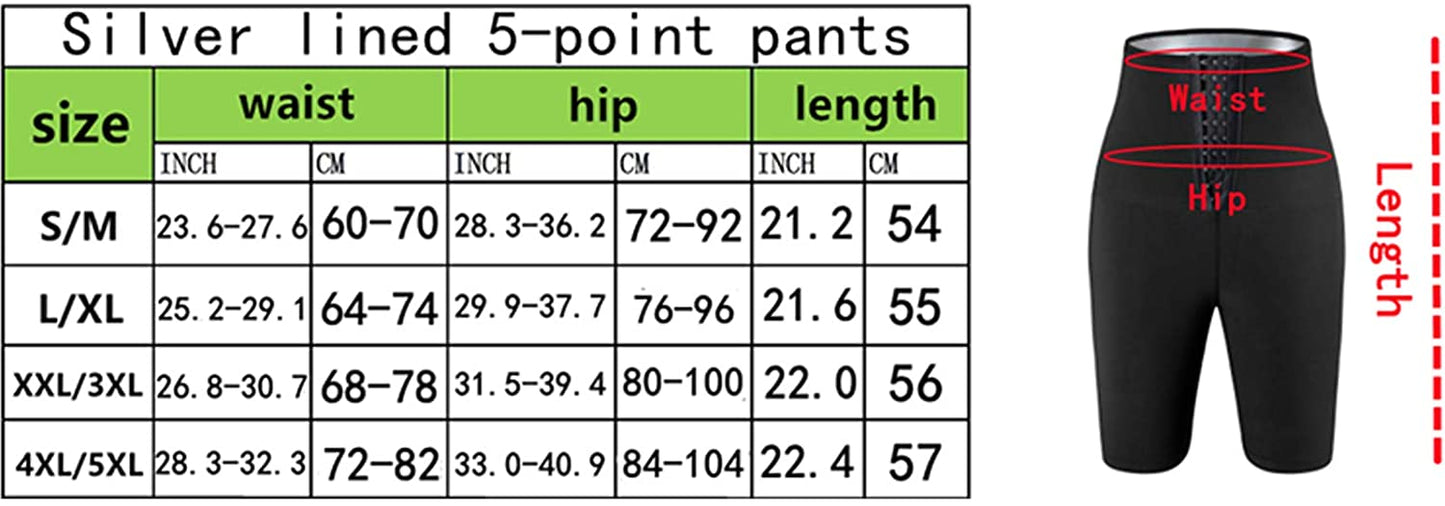 High Waist Heat Trap Sauna Sports Pants