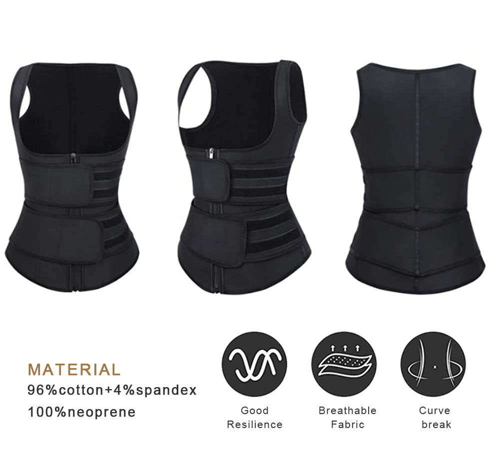 Women Waist Trainer Trimmer Belt Body Shaper Sauna Sweat Belly Waist Cincher