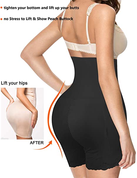 Women Butt Lifter Padded Panties Tummy Control Hip Enhancer Panty Waist Trainer Slimming Body Shaper