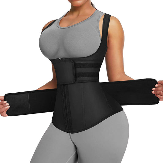 Women Waist Trainer Trimmer Belt Body Shaper Sauna Sweat Belly Waist Cincher