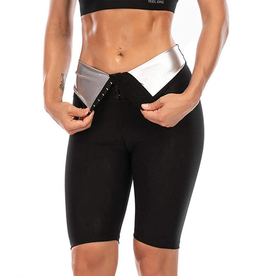 High Waist Heat Trap Sauna Sports Pants