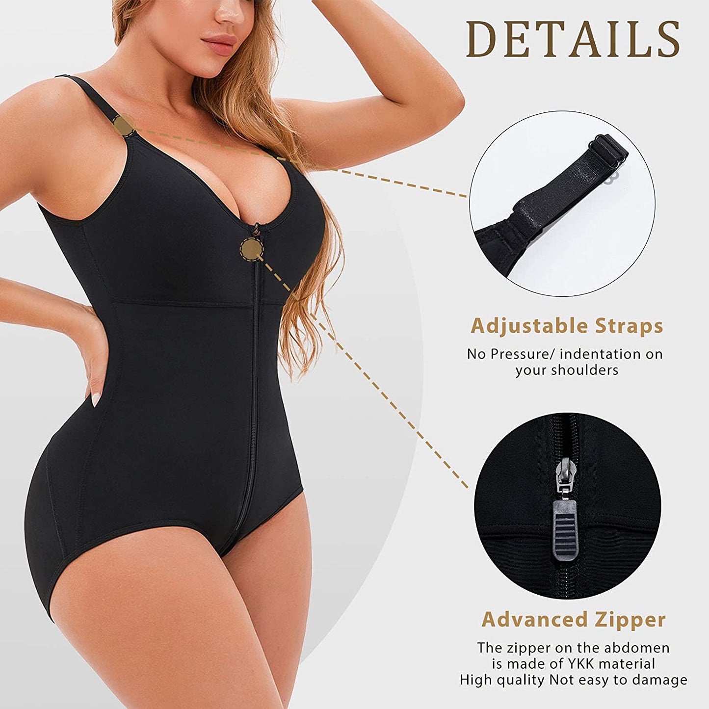 Body Shaper for Women Tummy Control Shapewear Compression Garment