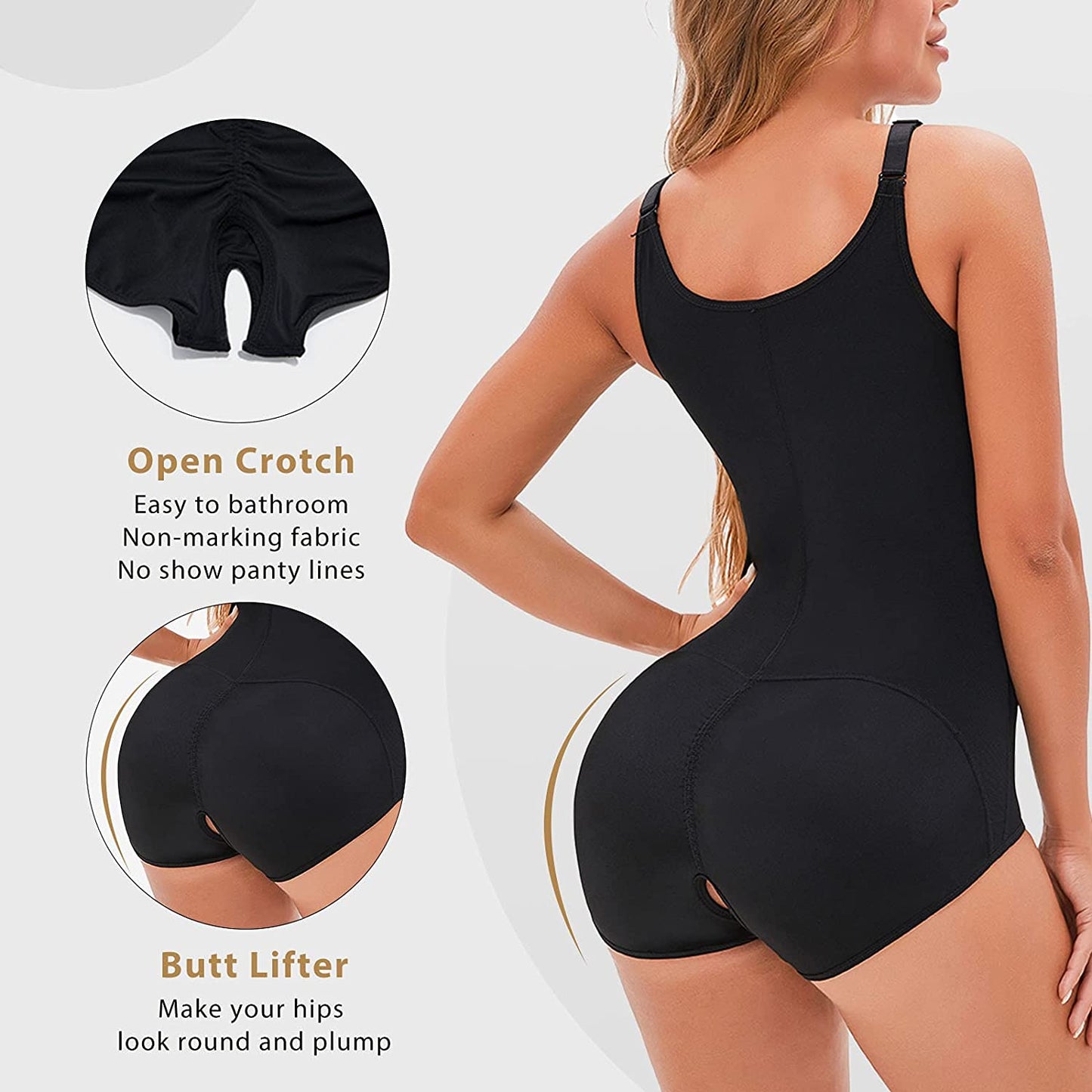 Body Shaper for Women Tummy Control Shapewear Compression Garment