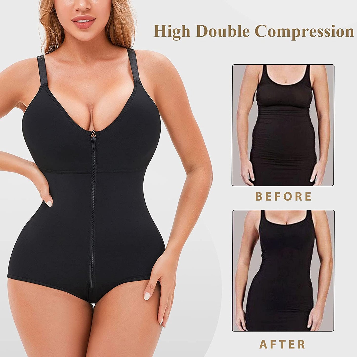 Body Shaper for Women Tummy Control Shapewear Compression Garment