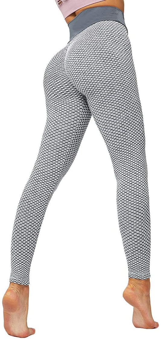 Workout Leggings Women Booty Yoga Pants High Waist Scrunch Butt Lifting Tummy Control Tights