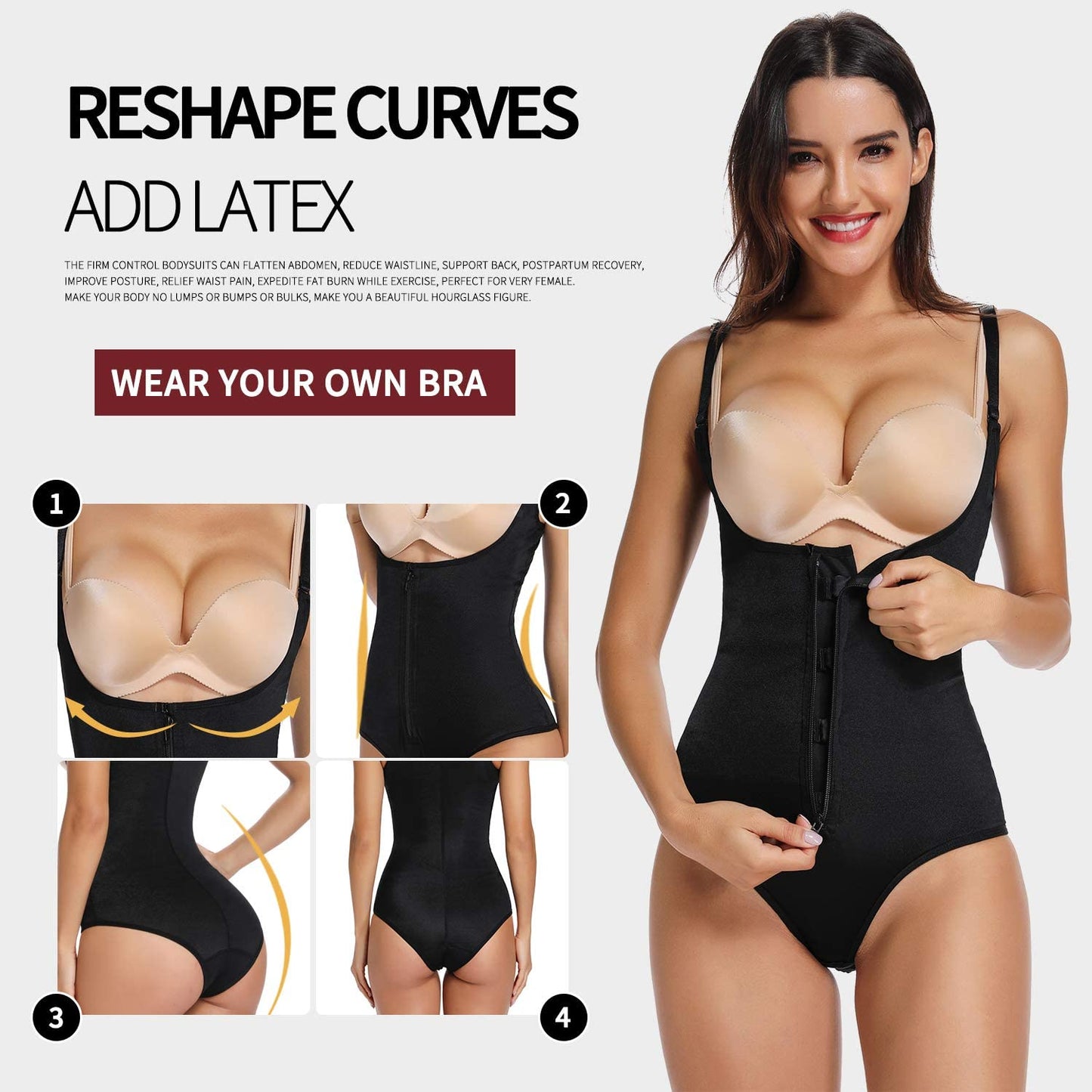 Full Body Breathable Double Slim Shapewear