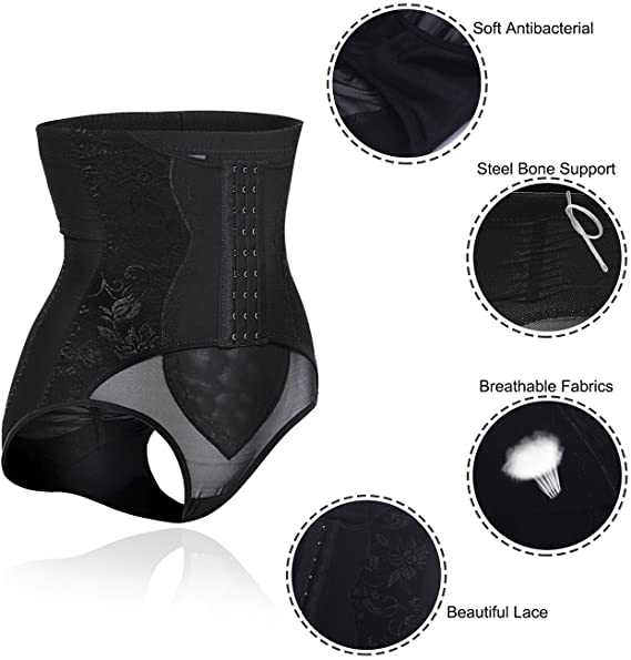 High Waist Underwear Corset Slimming Abdomen Lingerie Butt Lifter Seamless Shapewear