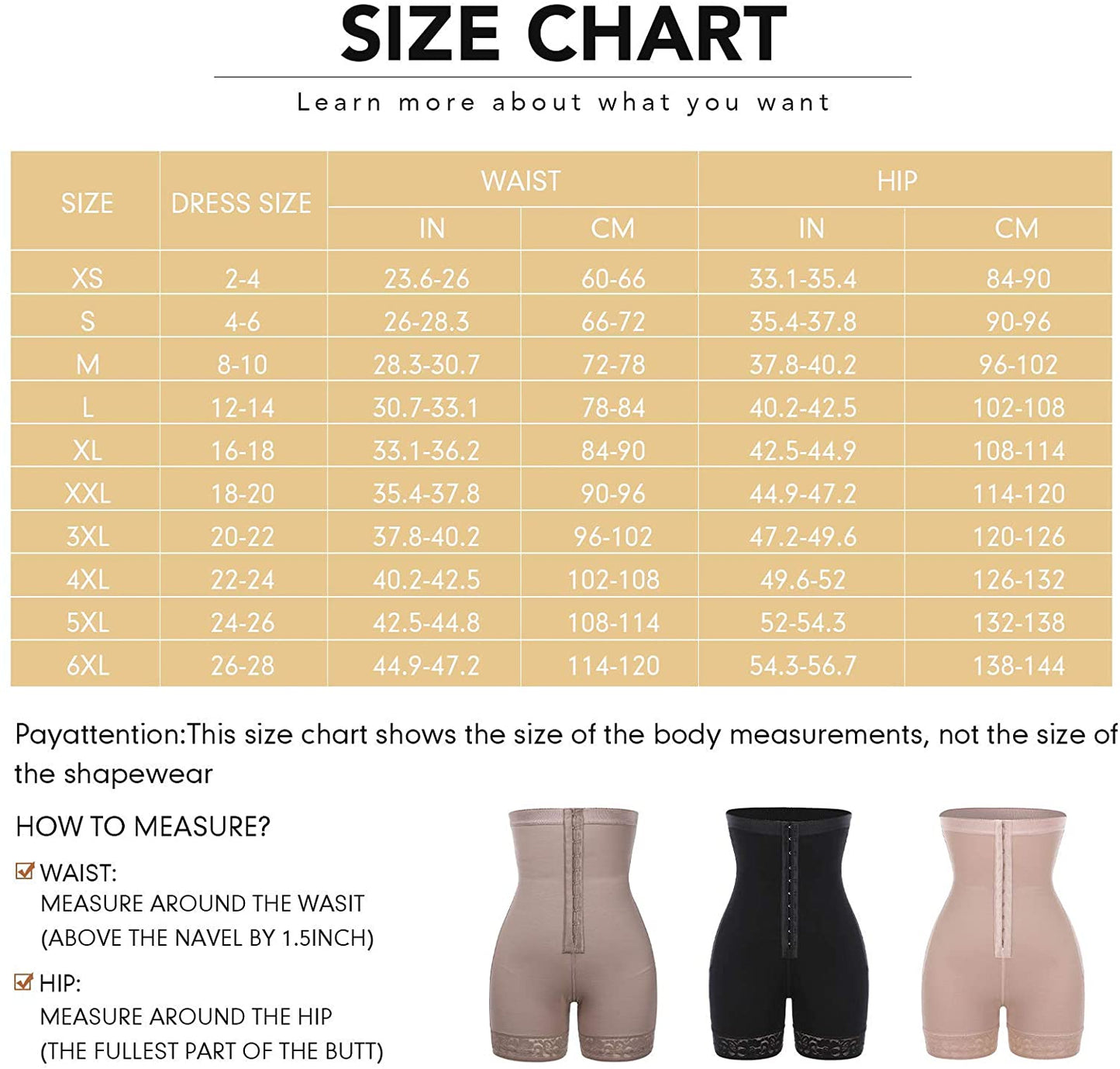 Women High Waist Body Shaper Butt Lifter Firm Control Shapewear Boyshorts