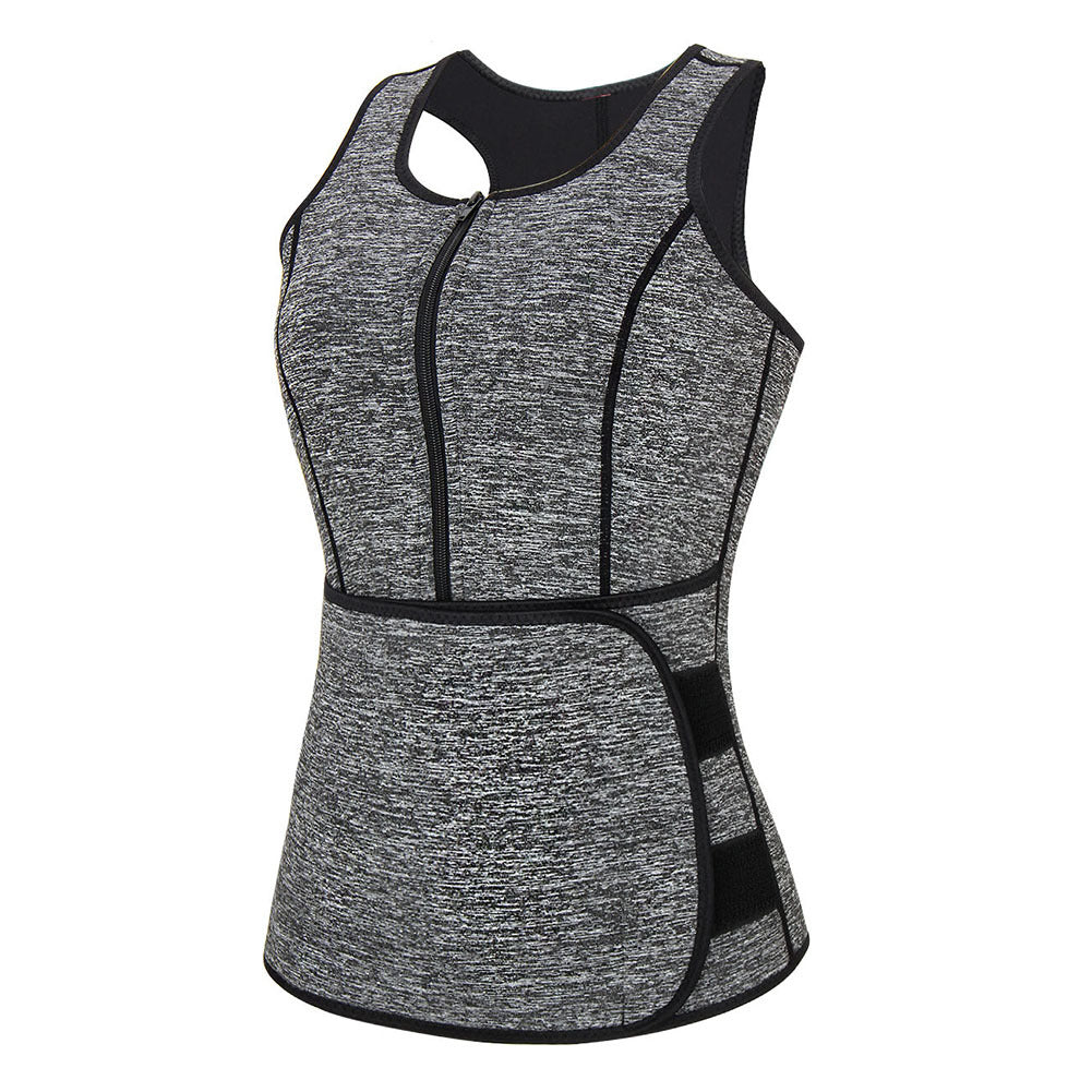 Workout Vest with Adjustable Waist Trimmer