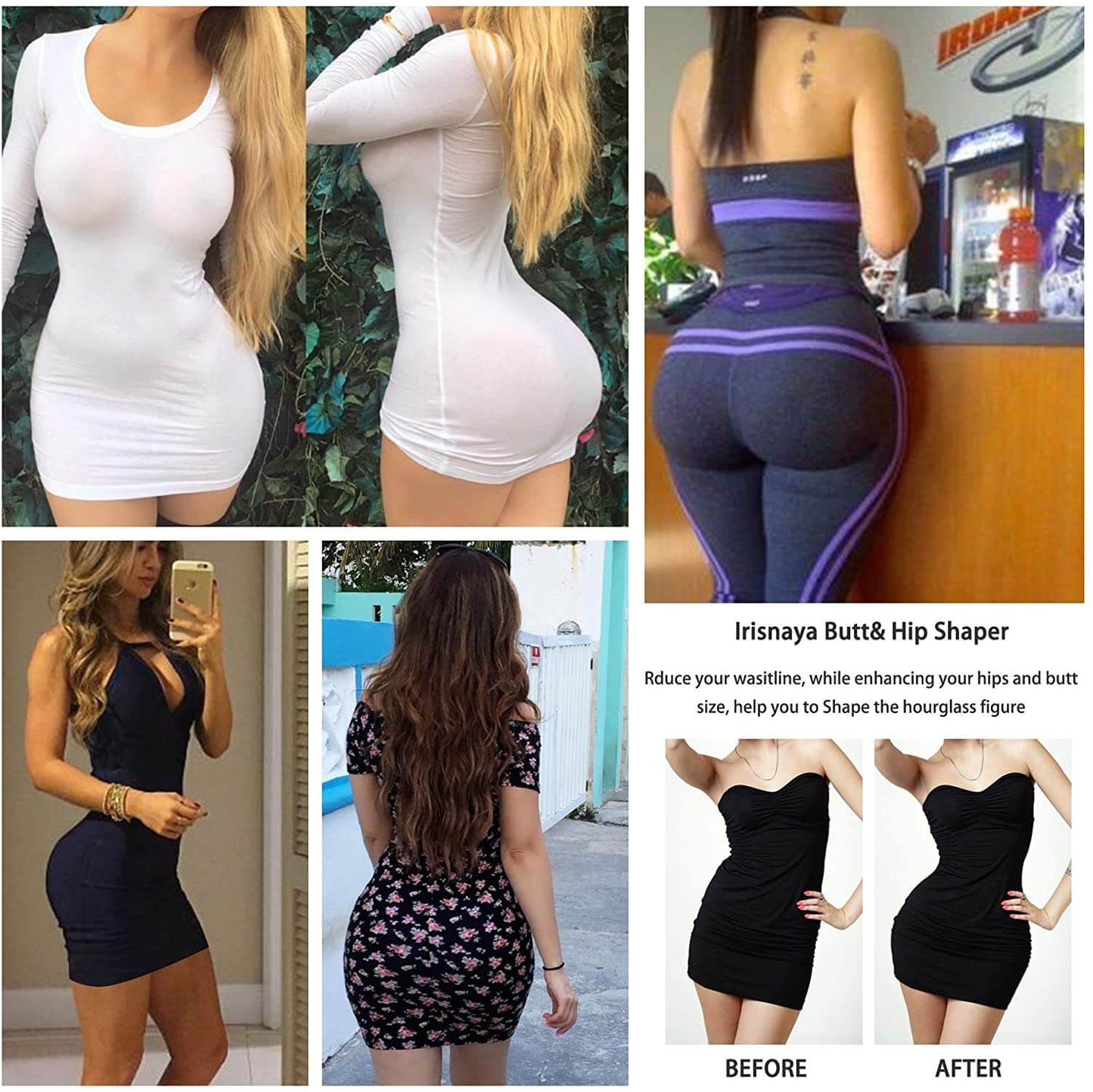 Womens Shapewear Tummy Control Panties Body Shaper High Waist Butt Lifter Short Thigh Slimmers