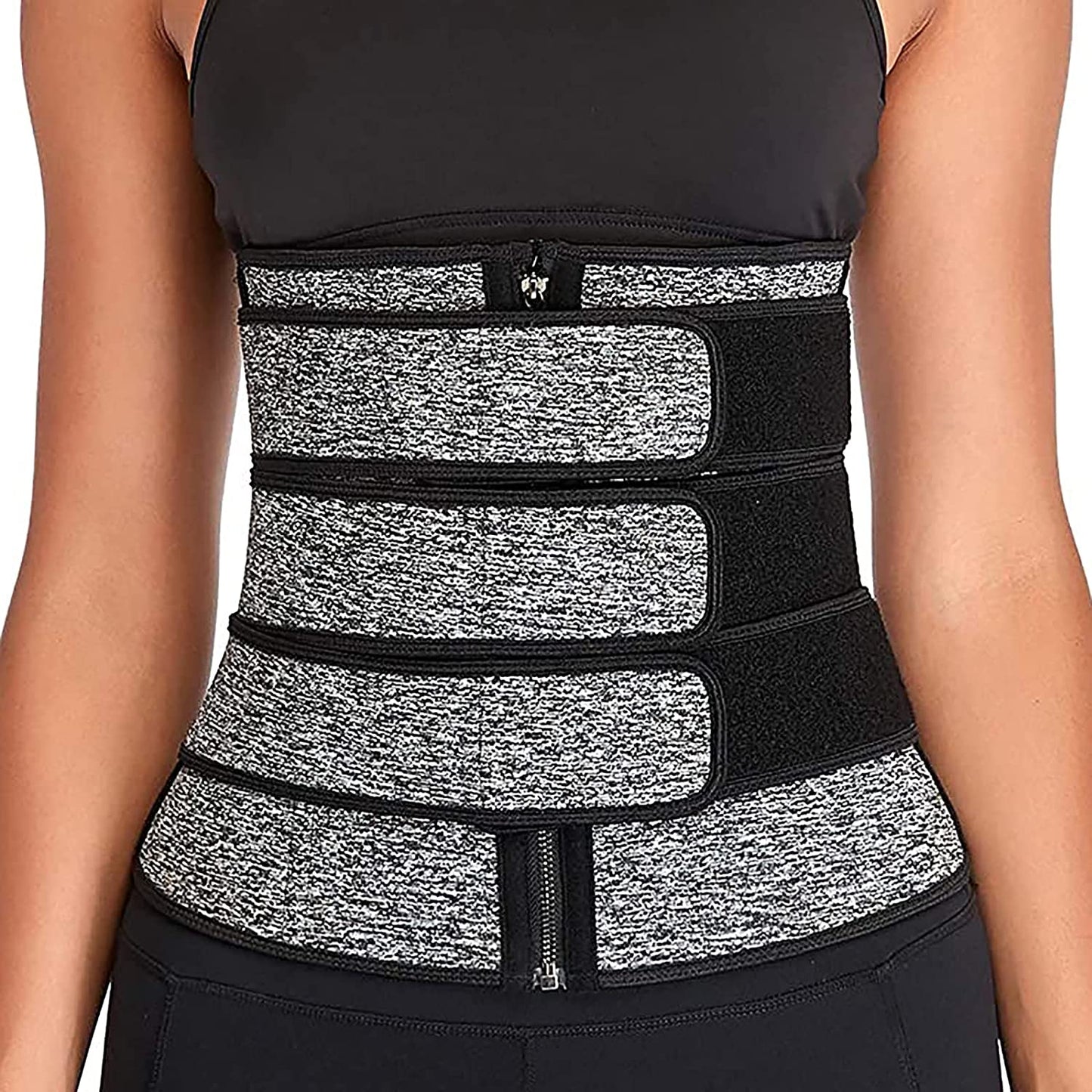 Women's Waist Trainer Neoprene Three-strip Corset Corset Drawstring Shapewear Workout Sports Belt