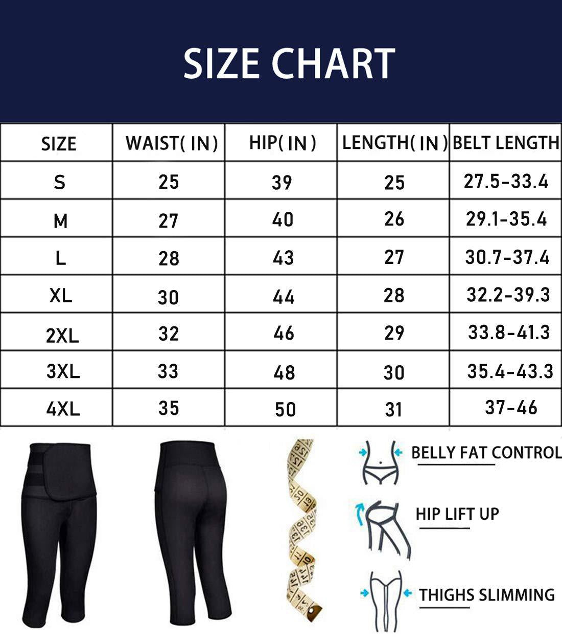 Women Sauna Yoga Pants with Waist Trainer