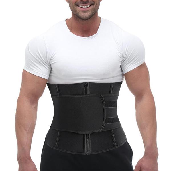 Men Double Straps Tummy Control Waist Trainer