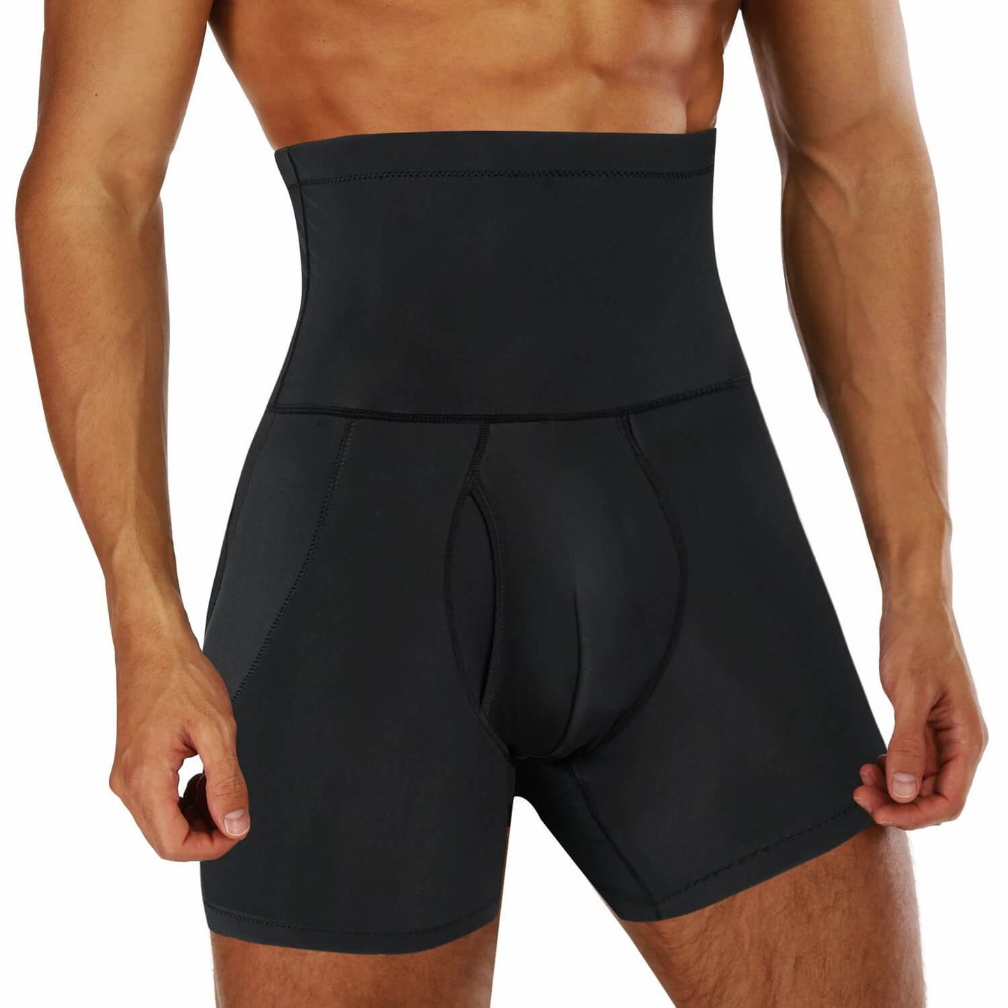 Men's Girdle Tummy Control Shorts With Removable Pads