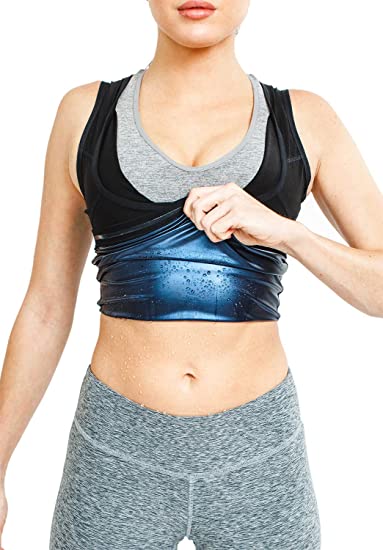 Women's Premium Workout Tank Top Slimming Polymer Sauna Vest