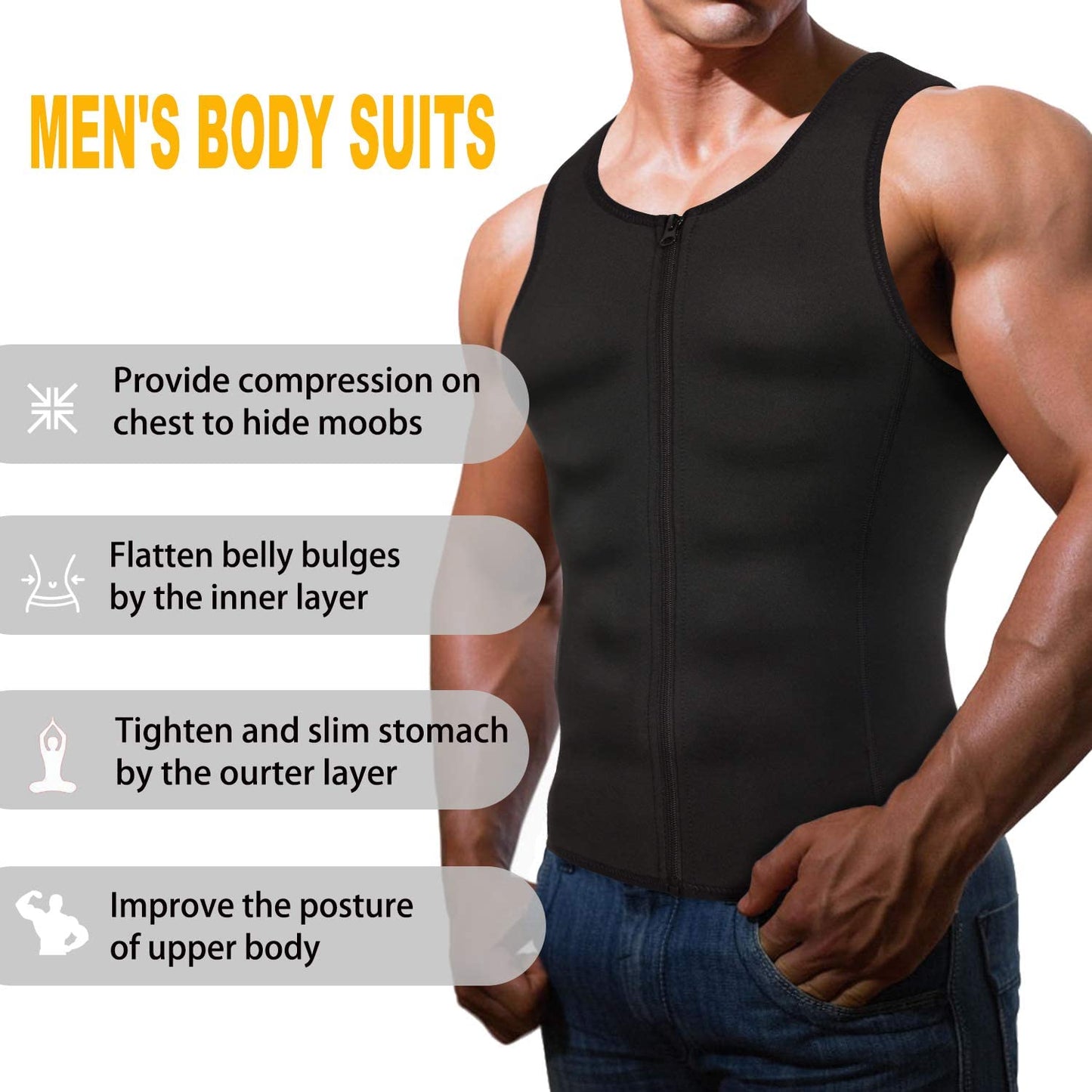 Men Compression Top Keep warm Shaper