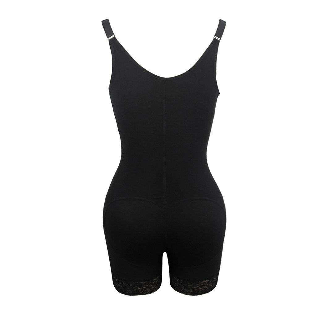 Front Zipper Belly Control Push Up Slimming Bodysuit Shapewear