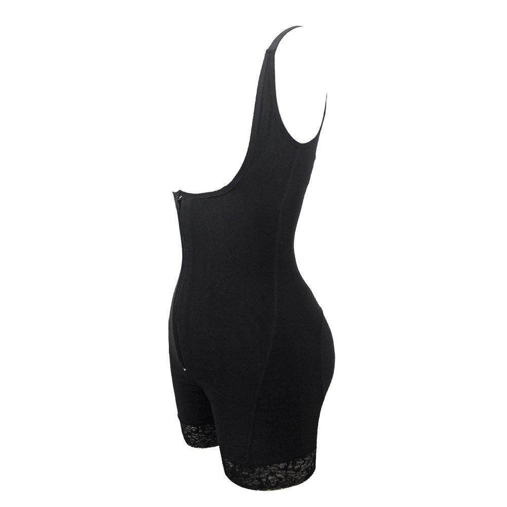 Front Zipper Belly Control Push Up Slimming Bodysuit Shapewear