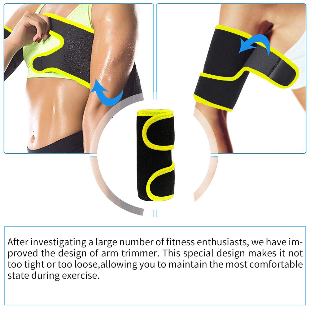 Arm Trimmers for Women & Men  Arm Exercise Improve Sweating Circulation （2 pieces）