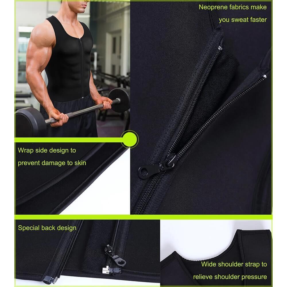 Fat Burning Zipper Sauna Vest