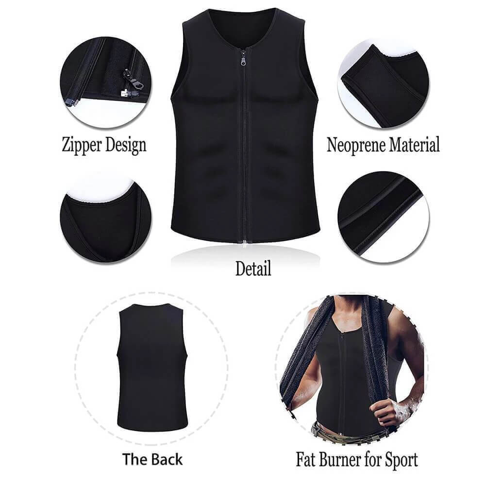 Fat Burning Zipper Sauna Vest